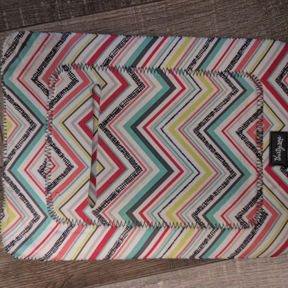 Thirty-One Multicolor Chevron Tablet Cover